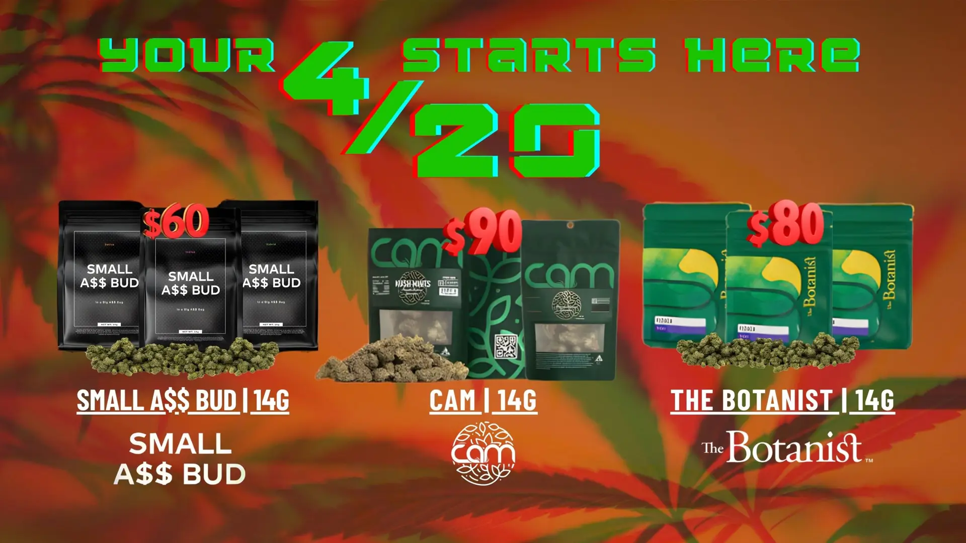 The Phinest Buds Cannabis Dispensary 420 Now Sale A$$ Bud CAM The Botanist