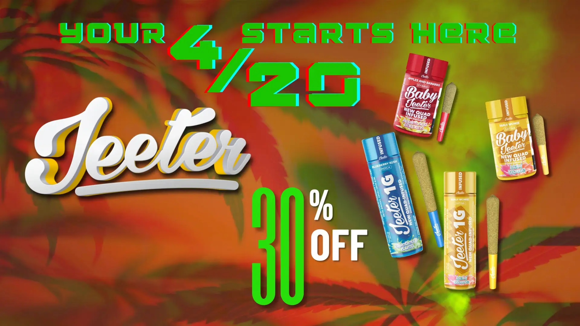 The Phinest Buds Cannabis Dispensary 420 Sale Jeeter Bogo for 30% OFF
