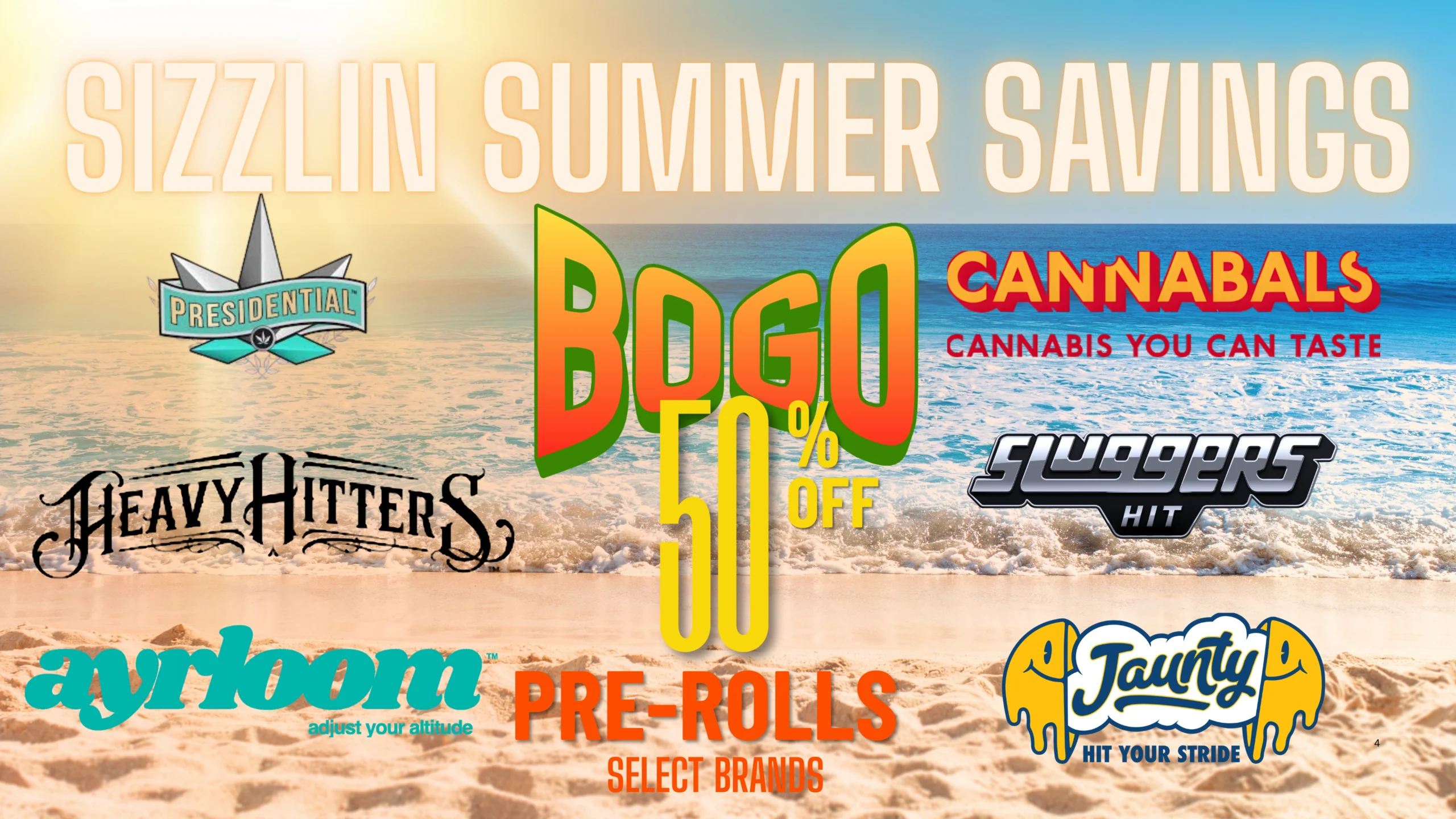 The Phinest Buds June cannabis sale graphic for Select Brand Pre-rolls BOGO 50% Off in Depew, NY.