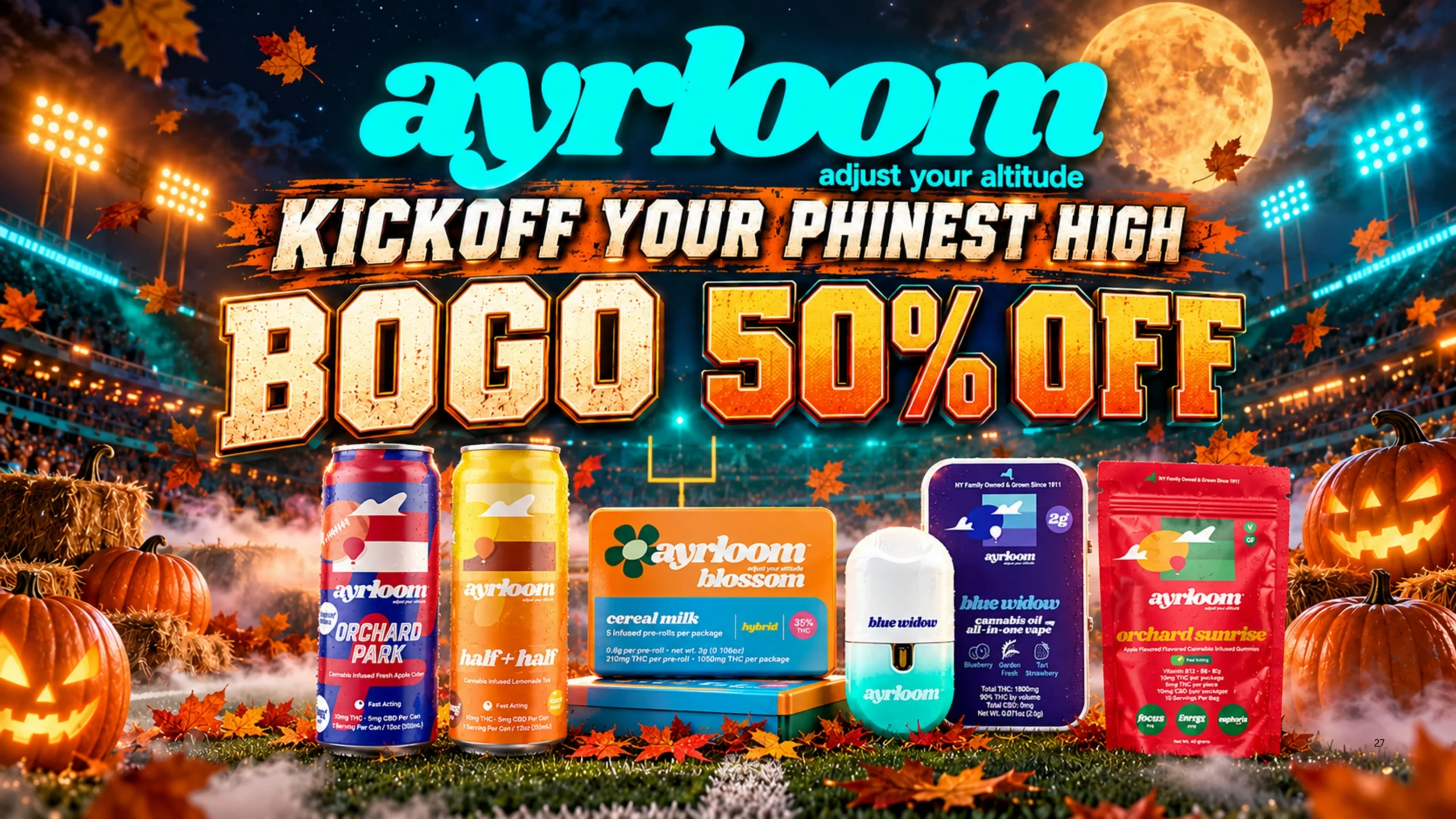 Ayrloom: BOGO 50% off.